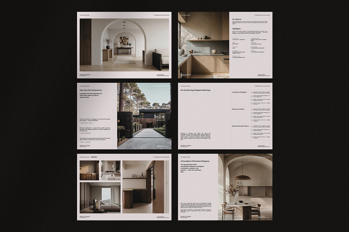 Real Estate Brochure | 40 Pages, a Presentation Template by Prapti Design (Photo 6 of 10)