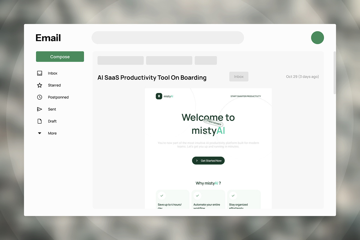 MistyAI - AI SaaS Product Onboarding, an UI Kit Template by productype1 (Photo 2 of 5)