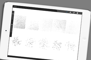 Halftone Textures/Brushes -Procreate