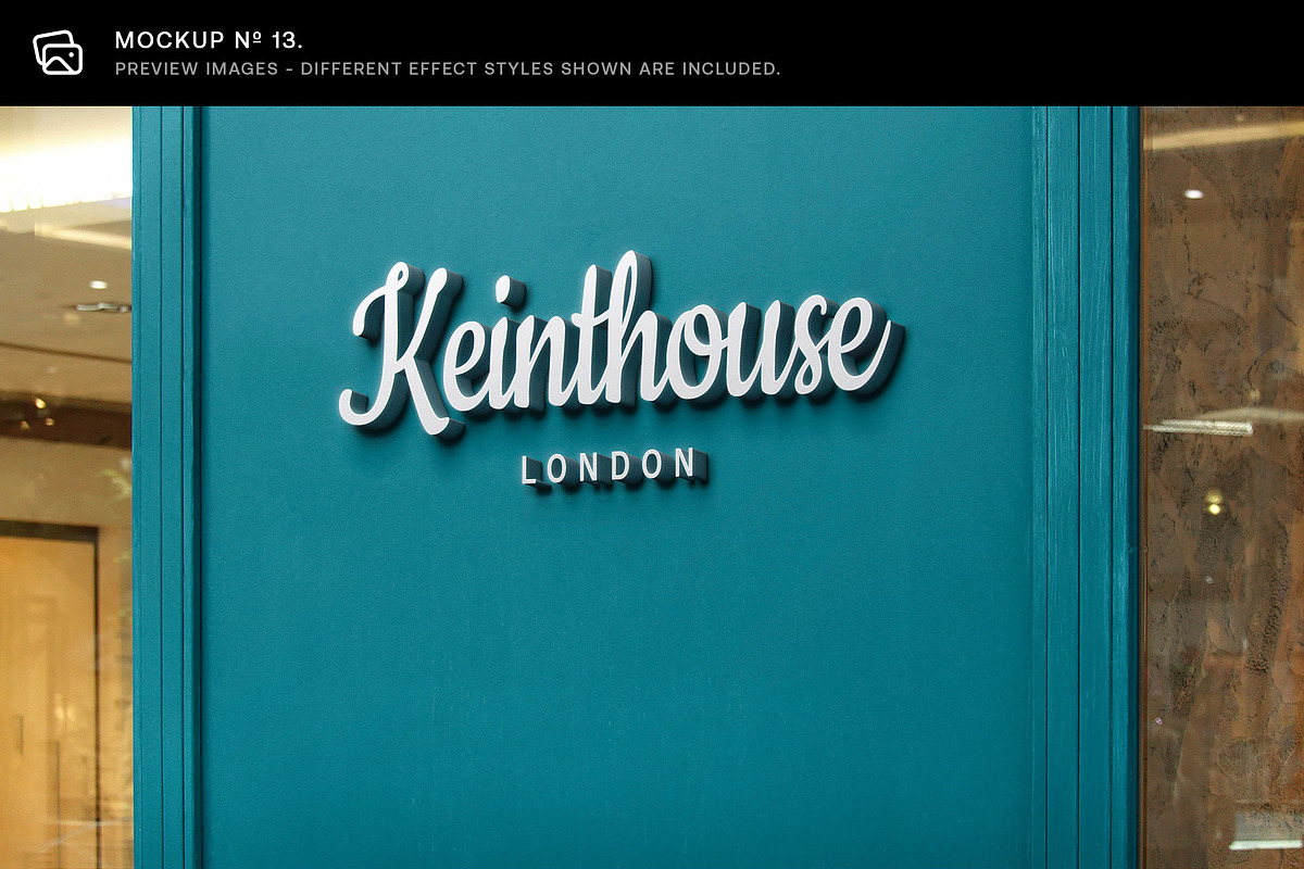 30 Signs & Facade Logo Mockups - V5, a Product Mockup by Asylab (Photo 20 of 38)