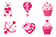 Valentine's Day clipart, an Illustration by CreationArt (Thumbnail 5 of 5)