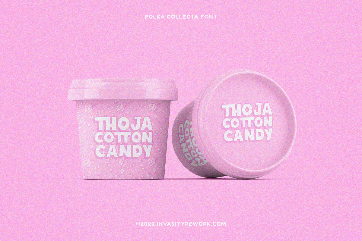 Polka Collecta - Bold Playful, a Sans Serif Font by Invasi Studio (Photo 6 of 10)