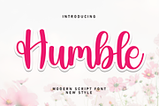 Humble | Script Font, a Handwritten Font by Scratchones (Thumbnail 1 of 8)