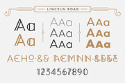Lincoln Road Font Collection, a Sans Serif Font by DISTRICT 62 STUDIO (Thumbnail 17 of 17)