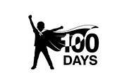 100 Days of School Silhouette Bundle, an Object Graphic by jahid234 (Thumbnail 3 of 6)