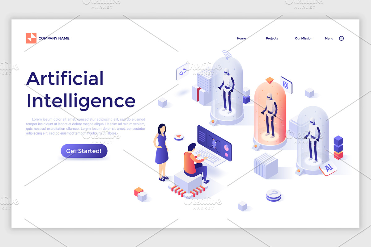 Isometric Solutions Mini. Part 15, a Templates & Theme by Andrew Kras Design (Photo 3 of 16)