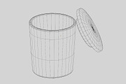 Cup with lid, an Object 3D Model by fahad121 (Thumbnail 6 of 7)