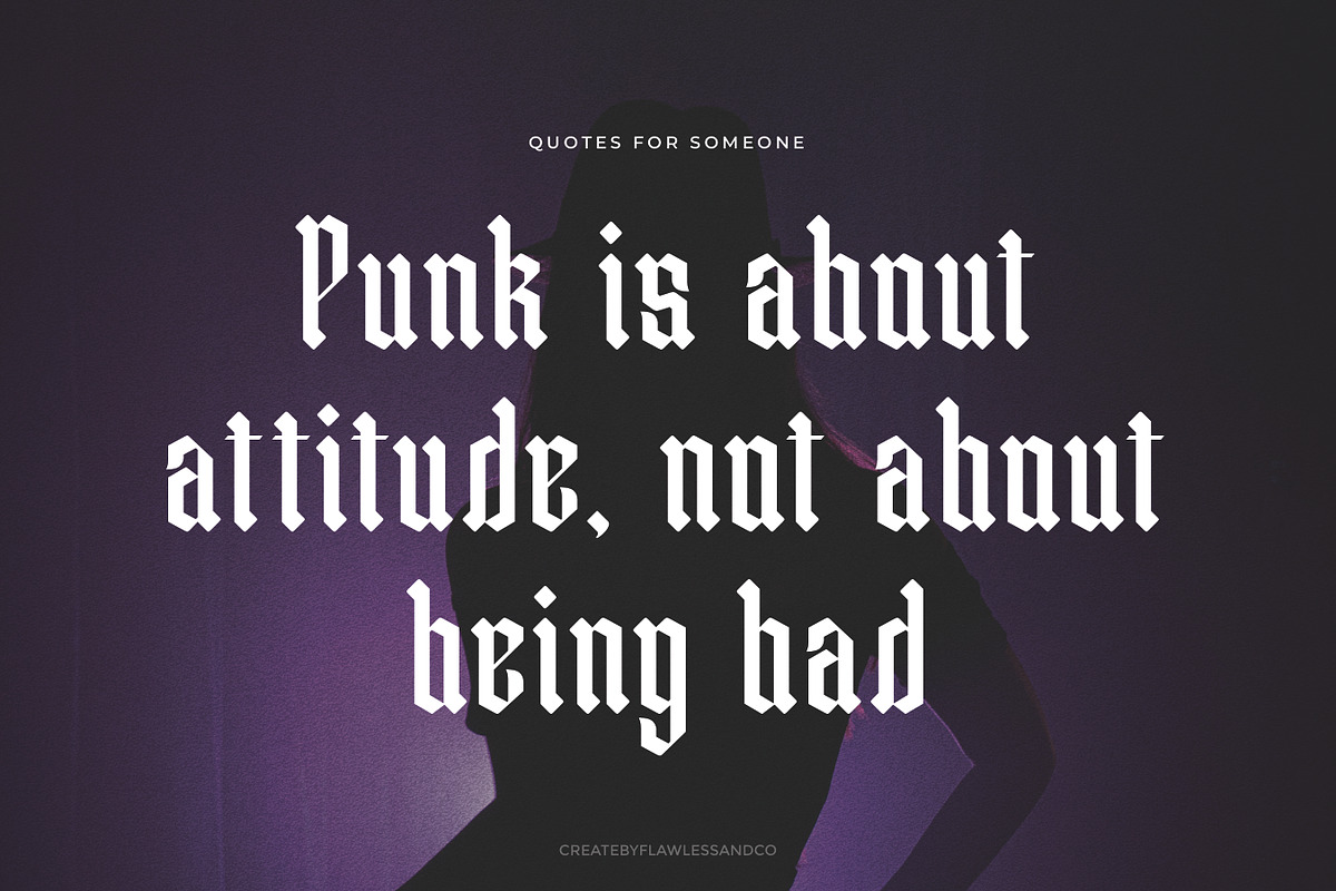 Bellerick - Blackletter Font, a Blackletter Font by Flawless And Co (Photo 3 of 10)