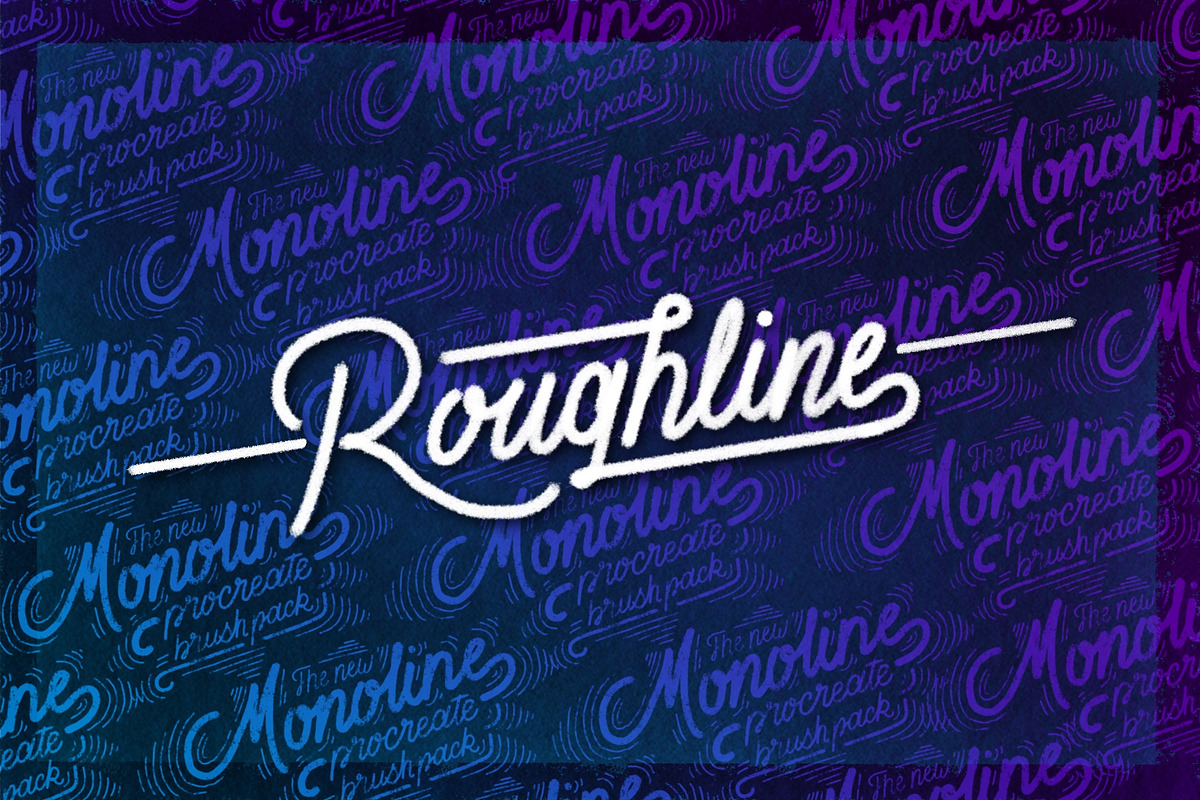Monoline Procreate Brush Pack, a Brush Add-On by Jeremiah Richthofen (Photo 7 of 9)
