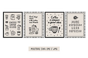 Coffee shop graphic elements, a Food Illustration by piyacler (Thumbnail 6 of 6)