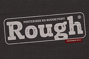 Posterizer KG Rough, a Slab Serif Font by Posterizer KG (Thumbnail 1 of 5)
