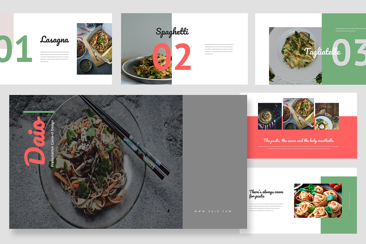 Daio : Food Business Google Slides, a Presentation Template by Punkl Camp (Photo 1 of 16)