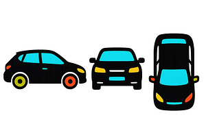 Vector illustration showcasing three, an Illustration by ZinetroN
