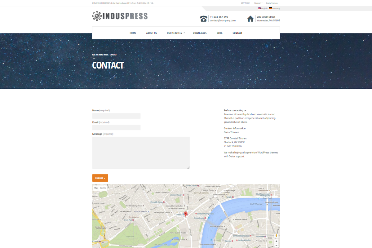 IndusPress WordPress Theme, a WordPress Template by GretaThemes (Photo 8 of 8)