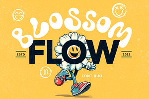 Blossom Flow - Font Duo