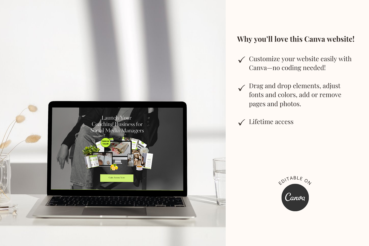 Stan Store Sales Page Template, a Landing Page Template by GlamWebDesigns (Photo 4 of 8)