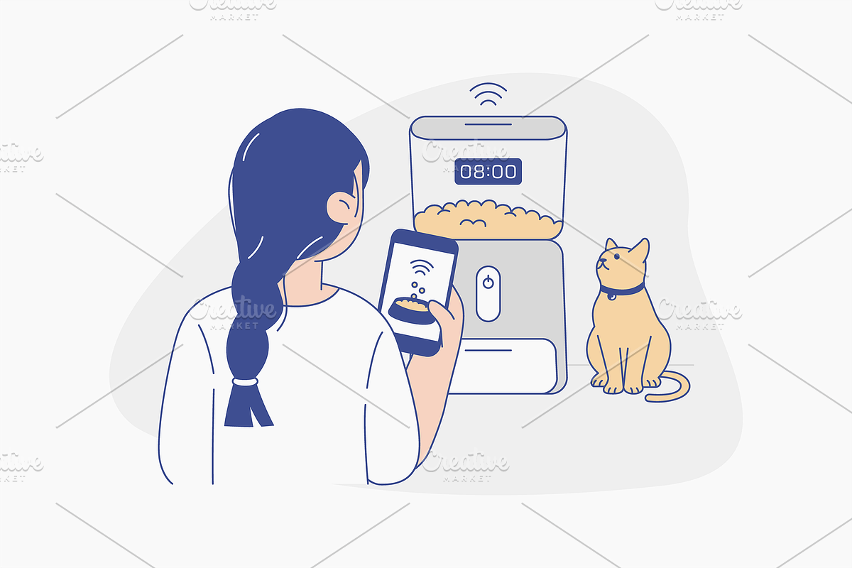Smart Home Illustration, an Object Graphic by Jump Studio (Photo 9 of 12)