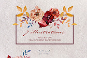 Watercolor Collection Fall Floral, an Illustration by S_ARTLOVE (Thumbnail 4 of 7)