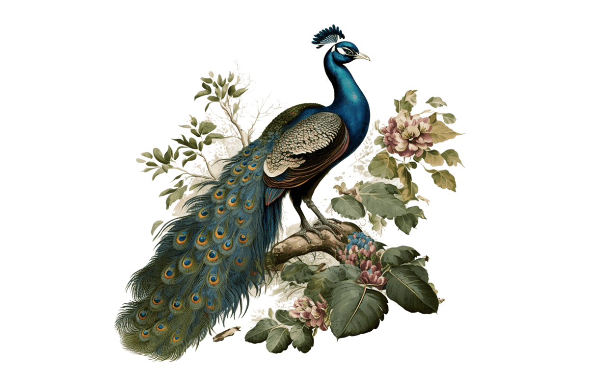 Watercolor Peacock Sublimation, an Object Graphic by Regulrcrative (Photo 6 of 7)