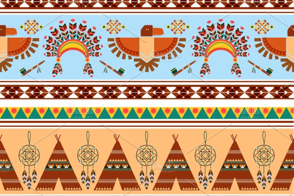 Tribal Ethnic Vintage Background