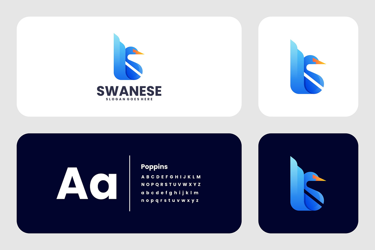 Gradient Modern Swan Logo Design, a Branding & Logo Template by Artnivora.Std (Photo 1 of 4)