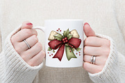 Whimsical Christmas Coquette Bow Cli, an Illustration by designcity5 (Thumbnail 4 of 5)