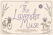 The Lavender Muse Font Duo, a Script Font by cocodesign (Thumbnail 1 of 6)
