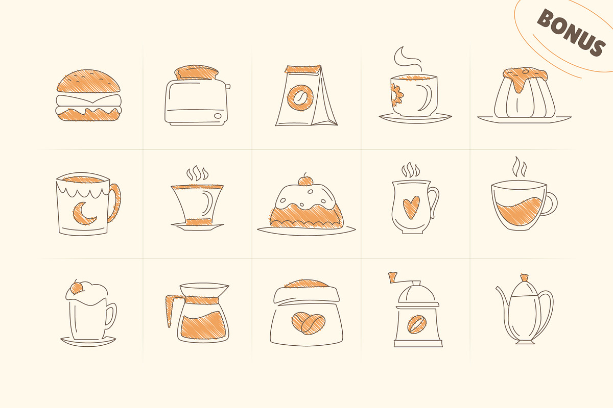 Coffee Lovers Illustration Pack, a Person Illustration by Vasya Kobelev (Photo 12 of 12)