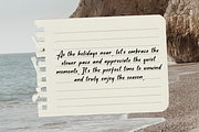 Rose Anthem - Handwritten Font, a Handwritten Font by Sronstudio (Thumbnail 2 of 10)