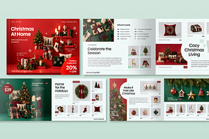 Landscape Christmas Catalog, a Brochure Template by BrandPacks