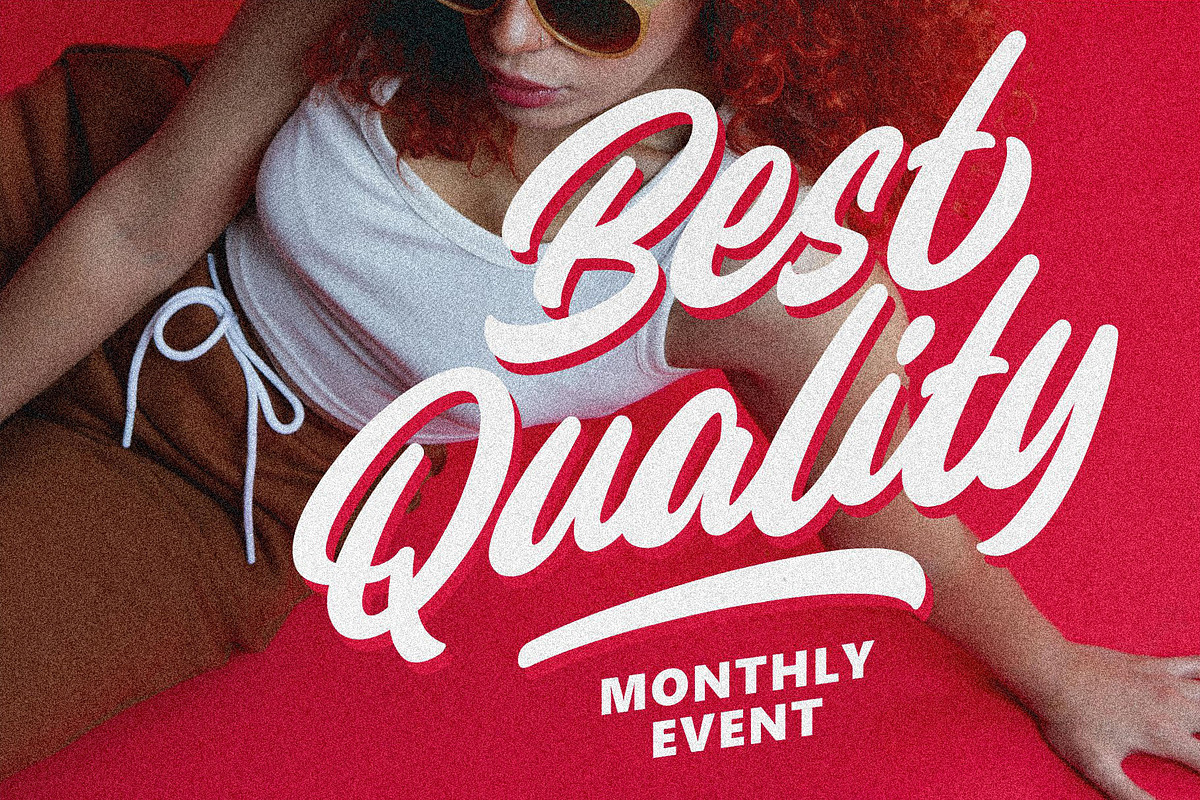 Orgistar - Bold Script Font, a Script Font by HanzelSpace Studio (Photo 7 of 9)