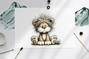 Watercolor Safari Jungle Animals PNG, a Seasonal Illustration by Canvas Craft (Thumbnail 9 of 10)