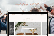 Industrial Metallics Wedding Website, a HTML Template by afahmy (Thumbnail 9 of 9)