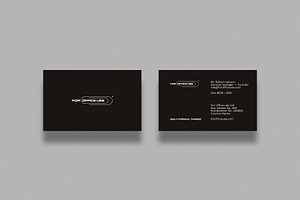 For office business cards template