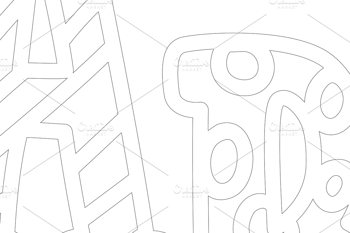 Color It Typeface preview 4