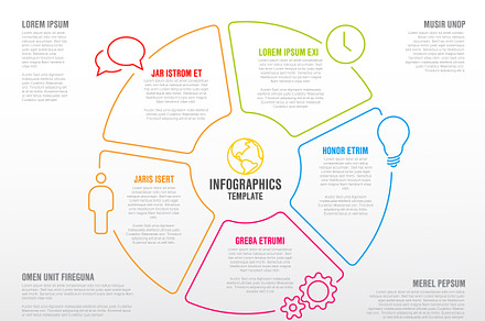 Multipurpose Infographic template, a Poster Template by Orson