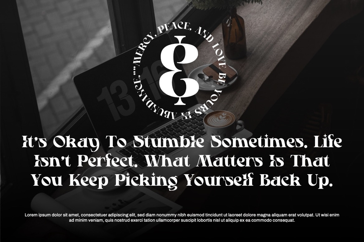 Ruigslay - Serif Retro Font, a Serif Font by Dhabee (Photo 14 of 16)