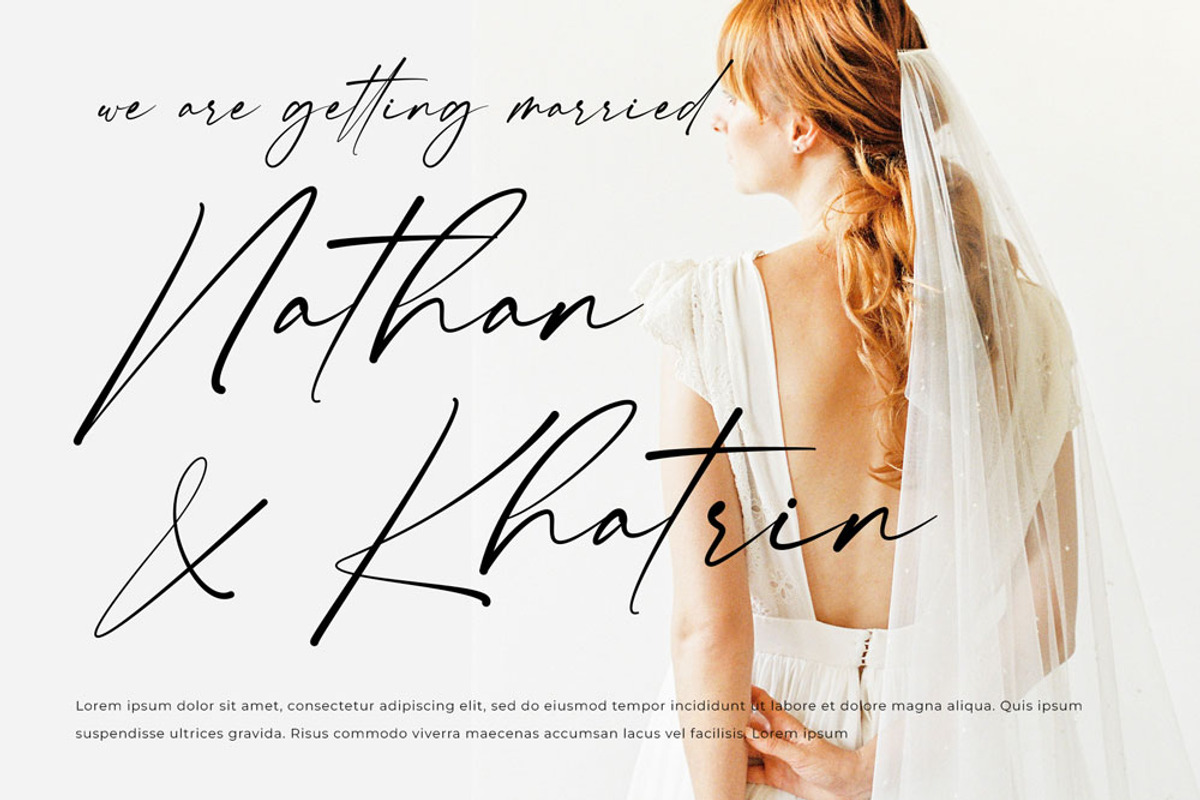 Shamson Signature Font, a Script Font by RantautypeStudio (Photo 13 of 17)