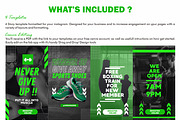 Gym Instagram Template - Canva, a Social Media Template by Null Stuido (Thumbnail 3 of 3)
