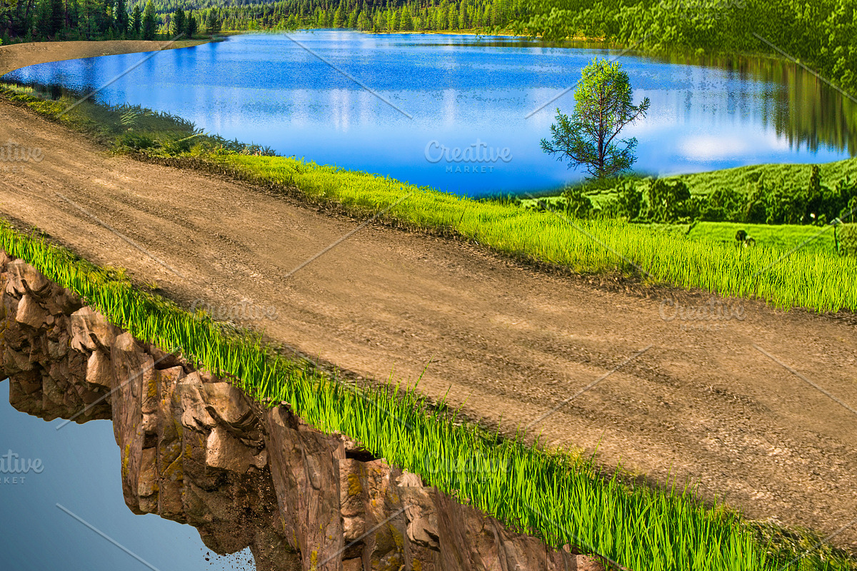 Off road with greenery landscape, an Illustration by Nomad (Photo 3 of 5)