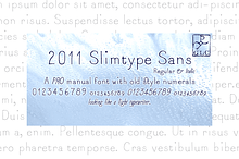 2011 Slimtype Sans Pro Set