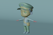 Cute Police Officer 3D Character, a Characters & Person 3D Model by Dudukbersama (Thumbnail 2 of 2)