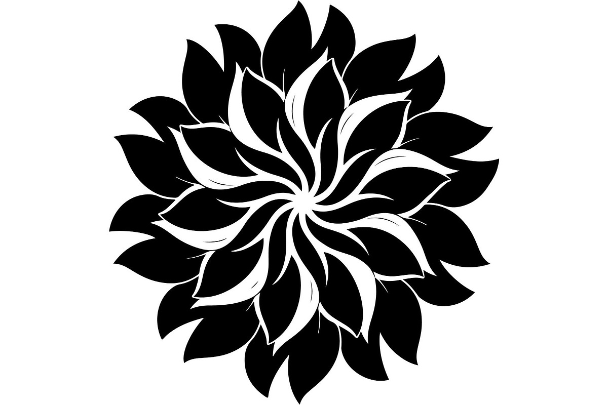 Vintage Floral Circle Designs, an Object Graphic by Designer_Momina (Photo 2 of 9)