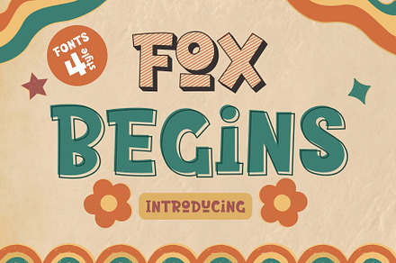 Fox Begins 4 Fons Style, a Handwritten Font by Fox7 By Rattana
