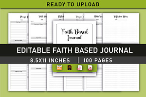 Editable Faith Based Journal For KDP