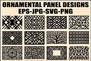 Modern Ornamental Panel Bundle, an Object Graphic by abu67222 (Thumbnail 1 of 13)