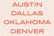 Western Sunset Sans Serif Font, a Sans Serif Font by Lanastace Studio (Thumbnail 2 of 12)