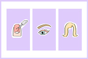 18 Instagram Icons BEAUTY PACK, a Social Media Template by Kristina Dubnovitskaya (Thumbnail 3 of 6)