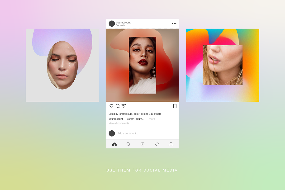 80 Vibrant Gradients & Shapes, a Background Graphic by TheFisherCreative (Photo 13 of 13)