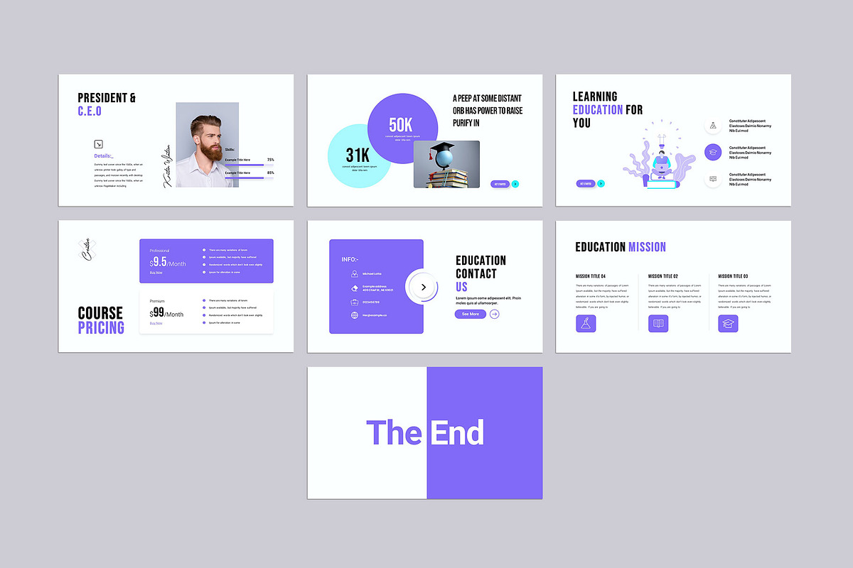 Digital Education Presentation, a Presentation Template by KreateTribe (Photo 6 of 6)